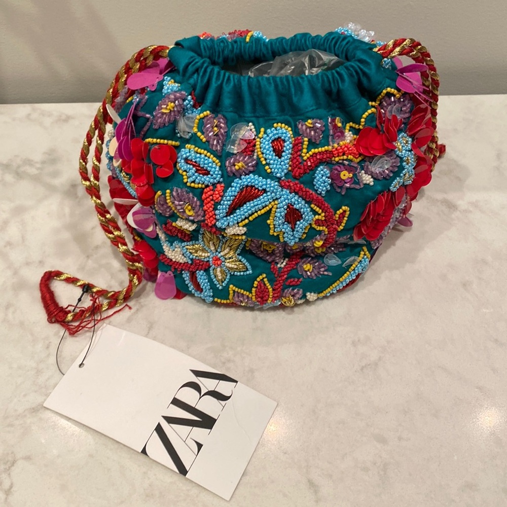 Zara beaded bag.